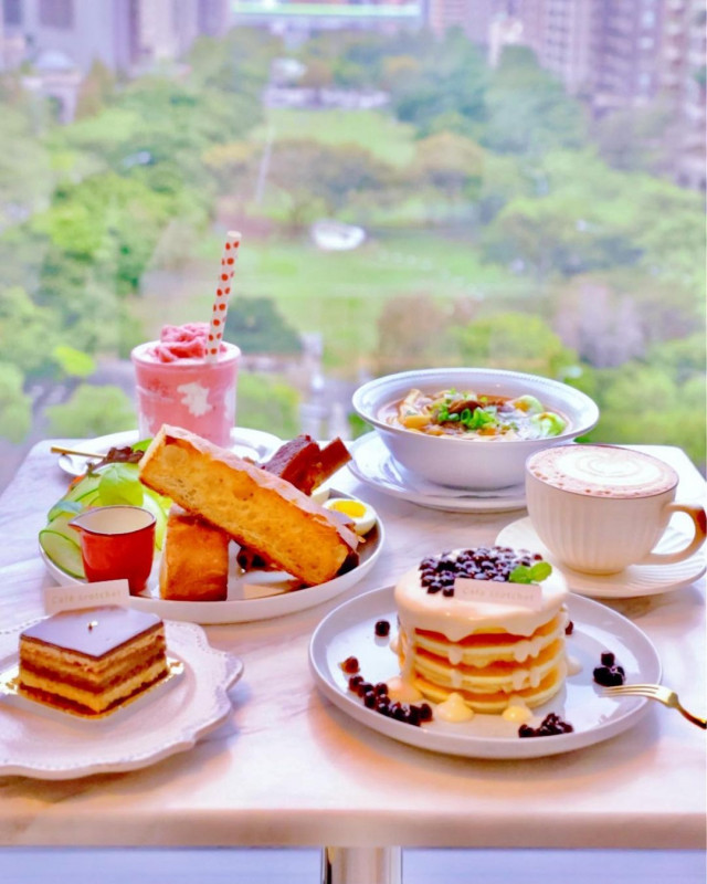 堁夏咖啡 Café Crotchet 臺中國家歌劇院6樓 空中花園 /最美窗景的甜點咖啡館